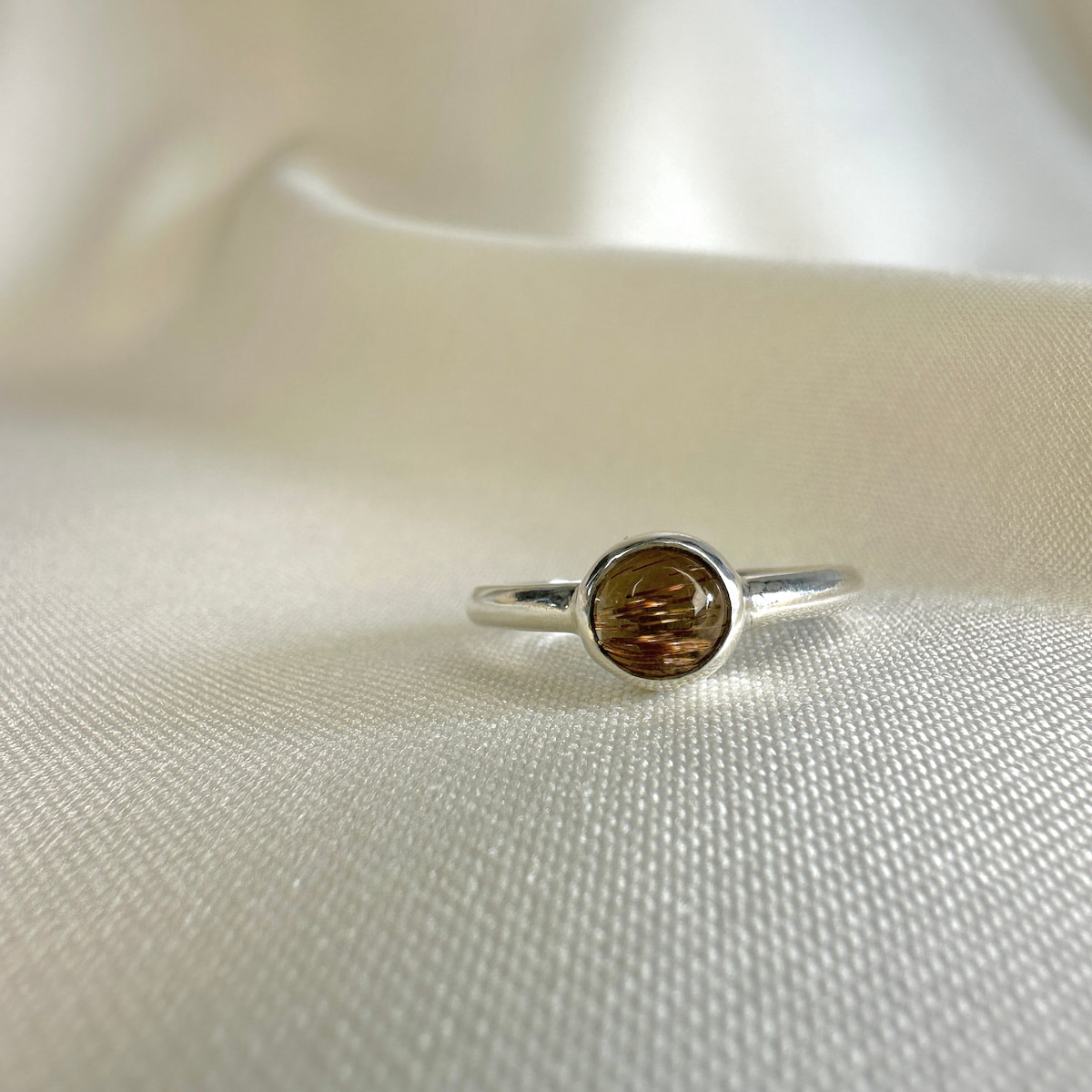anillo cuarzo rutilo